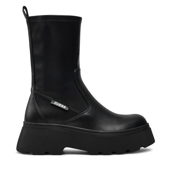 Guess Боти Guess Nerea FLFNER ELE10 Черен