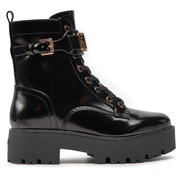 Guess Боти Guess Vaires FLTSOM PAT10 Черен