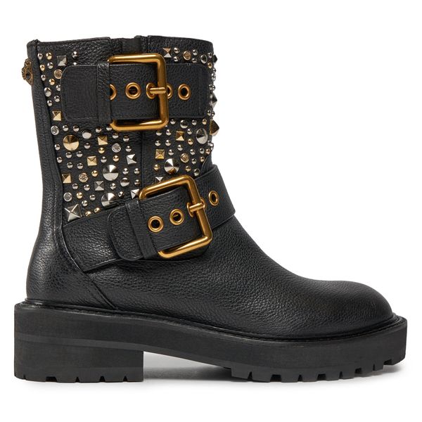 Kurt Geiger Боти Kurt Geiger 225-Hackney Biker Boot 546505109 Черен