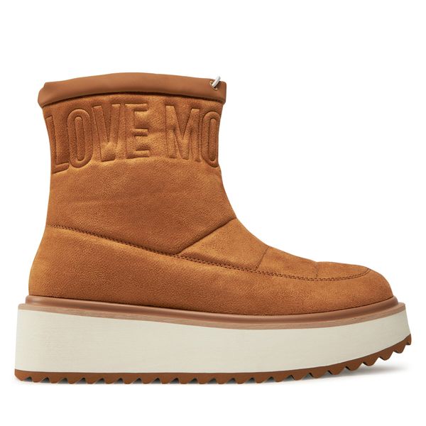 LOVE MOSCHINO Боти LOVE MOSCHINO JA24266I0LJAW208 Кафяв