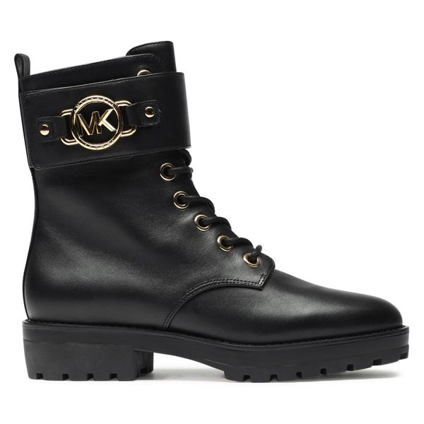 MICHAEL Michael Kors Боти MICHAEL Michael Kors Rory Lace Up 40F3ROFE8L Черен