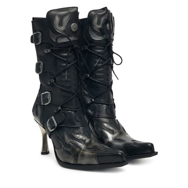 NEW ROCK Боти NEW ROCK M-9591-S3 Черен