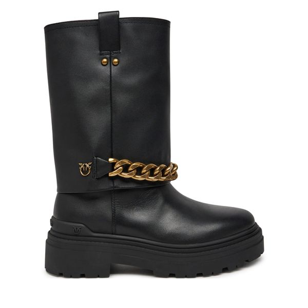 PINKO Боти PINKO Mia 12 SD0145P001 Черен