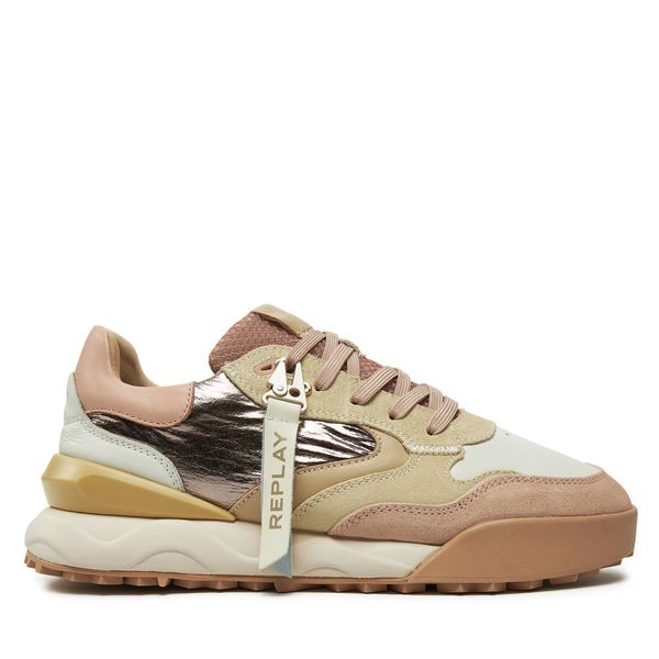 REPLAY Боти REPLAY Epic High Basket Hi-Top GWS9H.000.C0005L Бежов