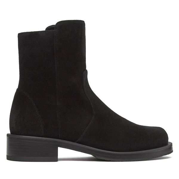 Stuart Weitzman Боти Stuart Weitzman 5050 Bold Zip Btie SG094 Черен