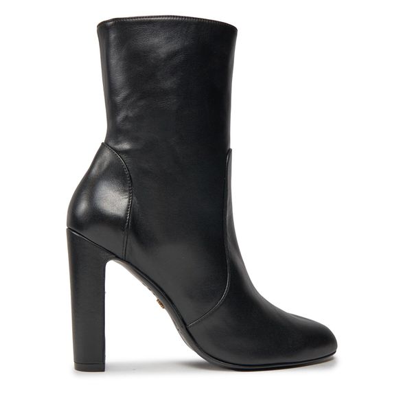 Stuart Weitzman Боти Stuart Weitzman Vida 100 Zip Bootie SG232 Черен