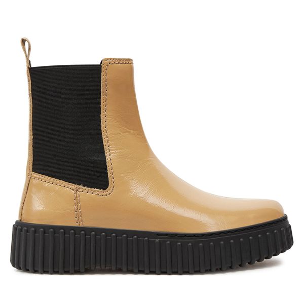 Clarks Боти тип челси Clarks Torhill Maple 26179122 Бежов