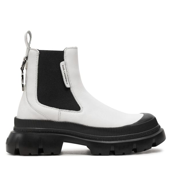 KARL LAGERFELD Боти тип челси KARL LAGERFELD KL43534 Бял