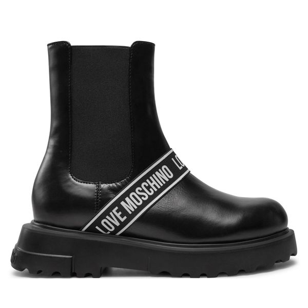 LOVE MOSCHINO Боти тип челси LOVE MOSCHINO JA24104G1LIA0000 Черен