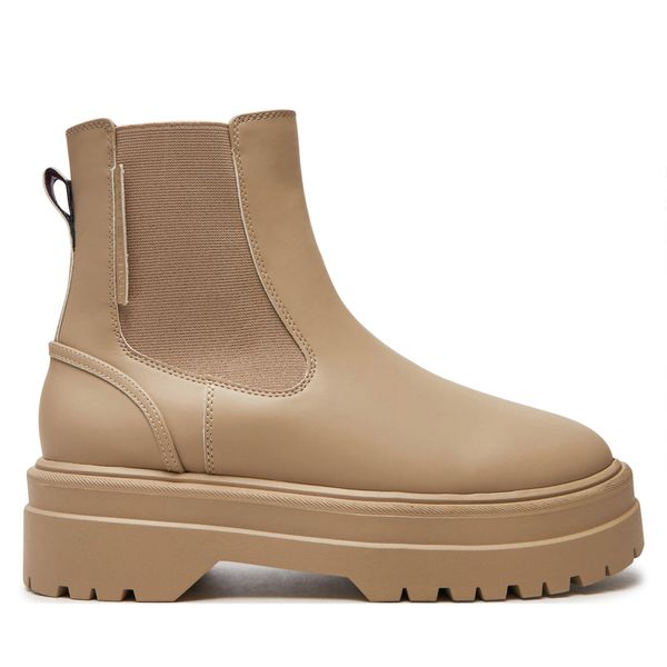 Tommy Hilfiger Боти тип челси Tommy Hilfiger Chelsea FW0FW08162 Бежов