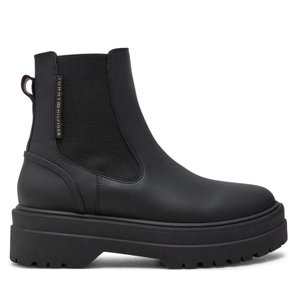 Tommy Hilfiger Боти тип челси Tommy Hilfiger Chelsea FW0FW08162 Черен