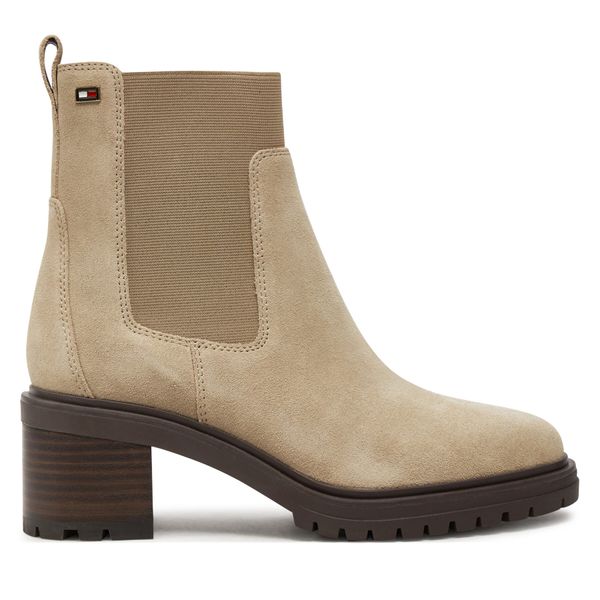 Tommy Hilfiger Боти тип челси Tommy Hilfiger FW0FW08429 Бежов