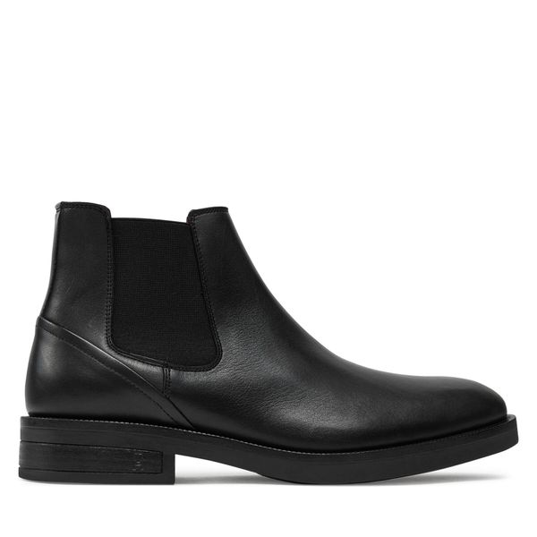 Tommy Hilfiger Боти тип челси Tommy Hilfiger Premium Hilfiger Tl Lth Chelsea FM0FM05185 Черен