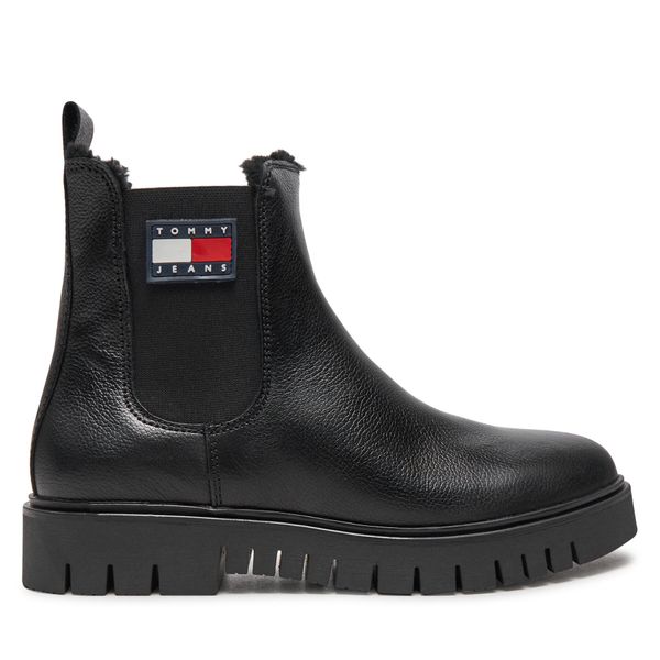 Tommy Jeans Боти тип челси Tommy Jeans Chelsea EN0EN02626 Черен