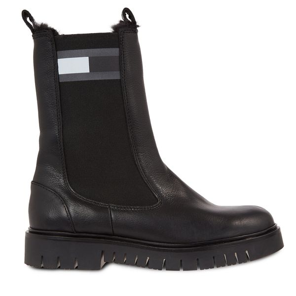 Tommy Jeans Боти тип челси Tommy Jeans Tjw Warmlined Chelsea Boot EN0EN02313 Черен