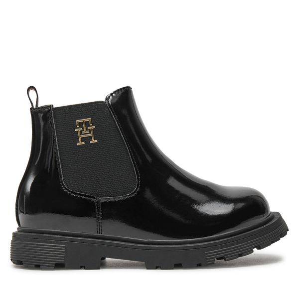 Tommy Hilfiger Боти Tommy Hilfiger Chelsea Boot T1A5-33563-0343 M Черен