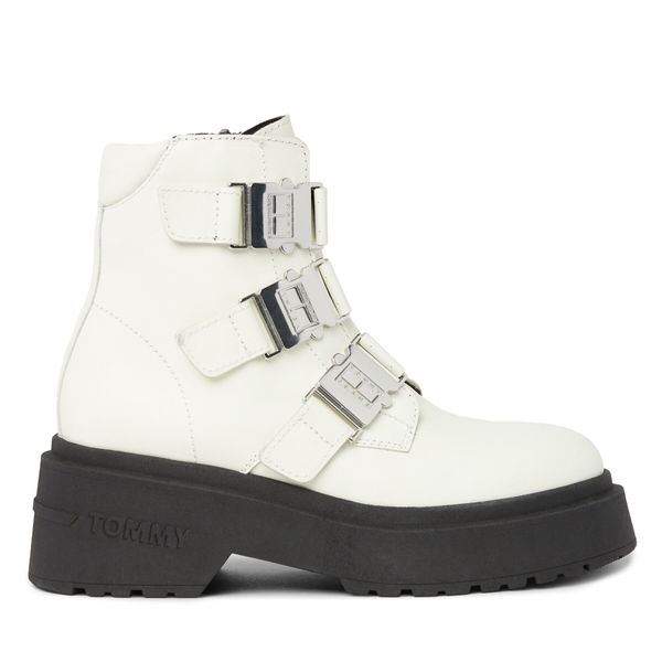 Tommy Jeans Боти Tommy Jeans Tjw Chunky Boot Hardware EN0EN02443 Екрю