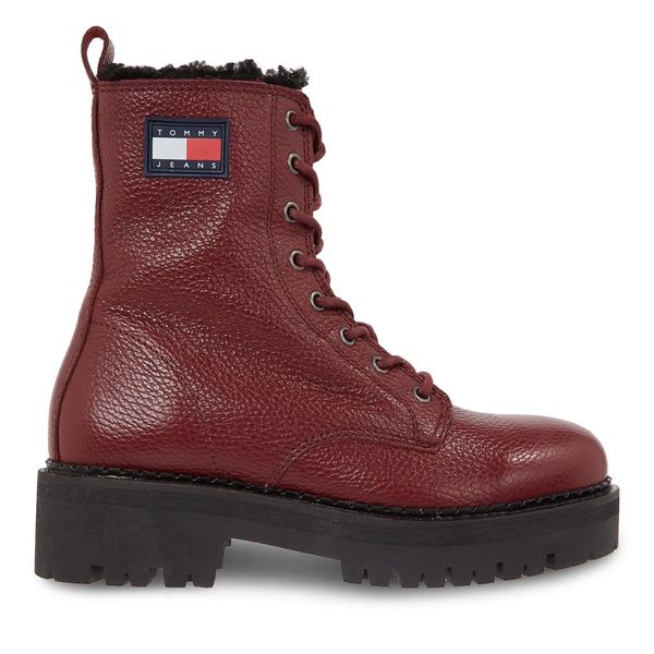 Tommy Jeans Боти Tommy Jeans Tjw Urban Tumbled Ltr Wl EN0EN02317 Кафяв
