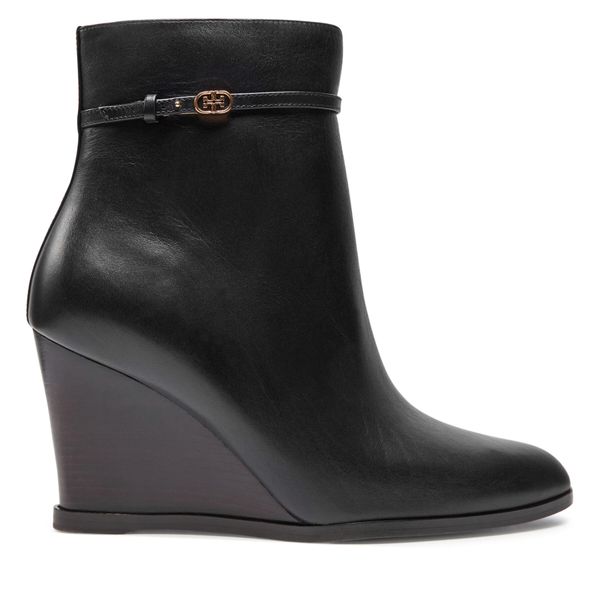 Tory Burch Боти Tory Burch Double T Buckle 158092-006 Черен