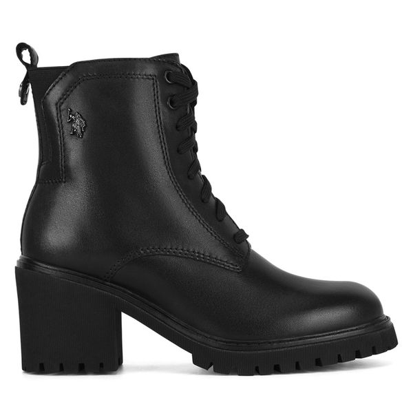 U.S. Polo Assn. Боти U.S. Polo Assn. MILVA001W/DLE1 Черен