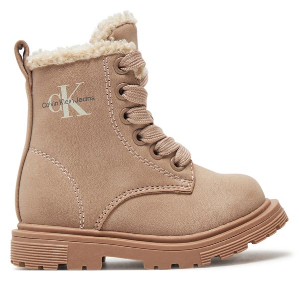 Calvin Klein Jeans Ботуши Calvin Klein Jeans Lace-Up Bootie V1A5-81011-1628 Розов