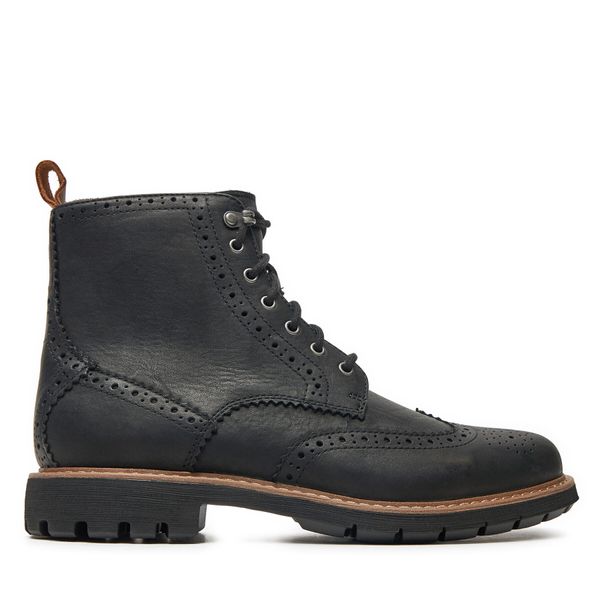 Clarks Ботуши Clarks Batcombe Lord 261348577 Черен