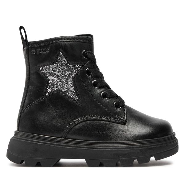 Geox Ботуши Geox B Kiddartah Girl B465YA 085EW C9999 M Черен