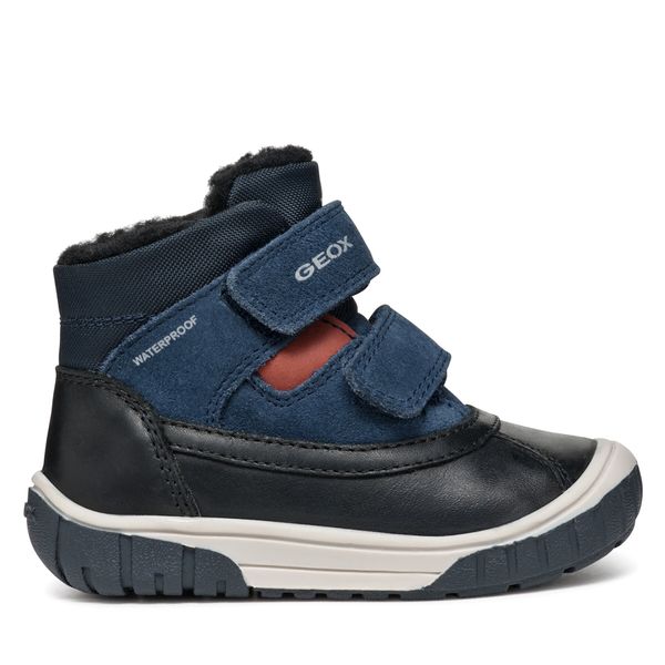 Geox Ботуши Geox B Omar Boy Wpf B462DC 022FU C4429 S Черен