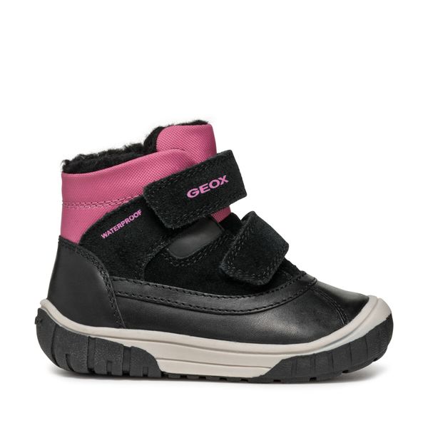 Geox Ботуши Geox B Omar Girl Wpf B462LC 022FU C0922 M Черен