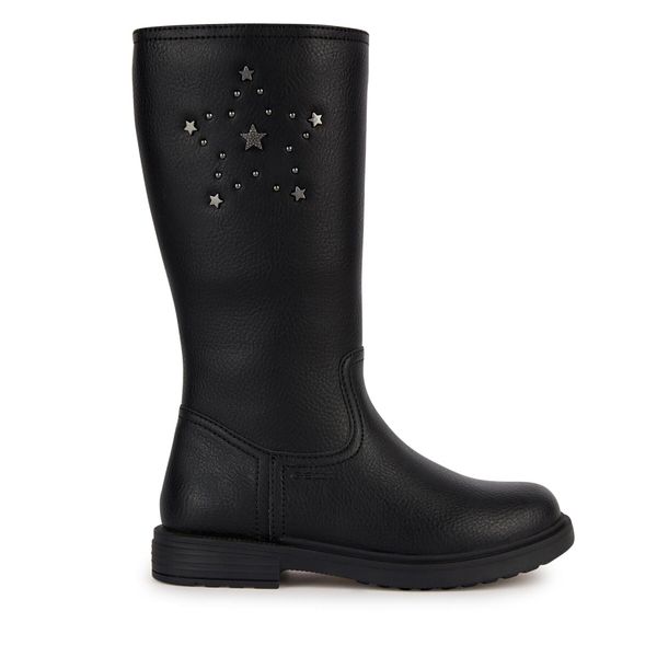 Geox Ботуши Geox J Eclair Girl J369QP 000BU C9999 M Черен