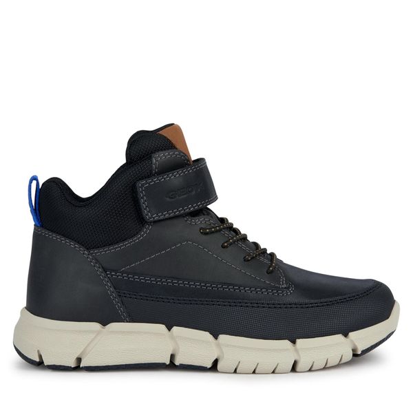 Geox Ботуши Geox J Flexyper Boy J369BA 0CLFU C9999 M Черен