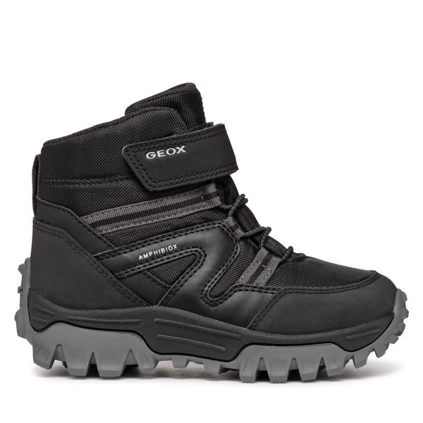 Geox Ботуши Geox J Himalaya Boy B Abx J46FRD 050FU C9999 M Черен