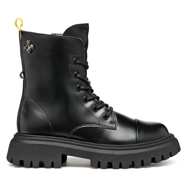 Geox Ботуши Geox J Maquinnens Girl J46M6B 000CN C9999 M Черен