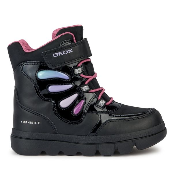 Geox Ботуши Geox J Willaboom Girl B A J36HWA 054FU C9240 M Черен