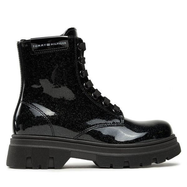 Tommy Hilfiger Ботуши Tommy Hilfiger T4A5-33041-1237999 M Черен