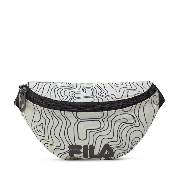 Fila Чанта за кръст Fila Belmont Back To School Map Small Street Waist Bag FBT0002.13239 Antique White Topographic Aop
