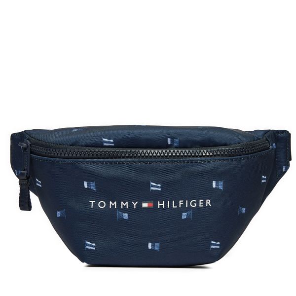 Tommy Hilfiger Чанта за кръст Tommy Hilfiger Th Essential Aop AU0AU01949 Тъмносин