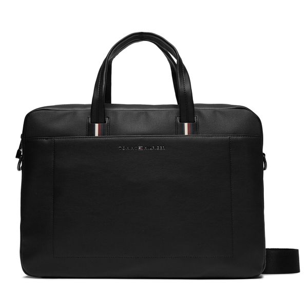 Tommy Hilfiger Чанта за лаптоп Tommy Hilfiger Th Corporate Computer Bag AM0AM11822 Black BDS