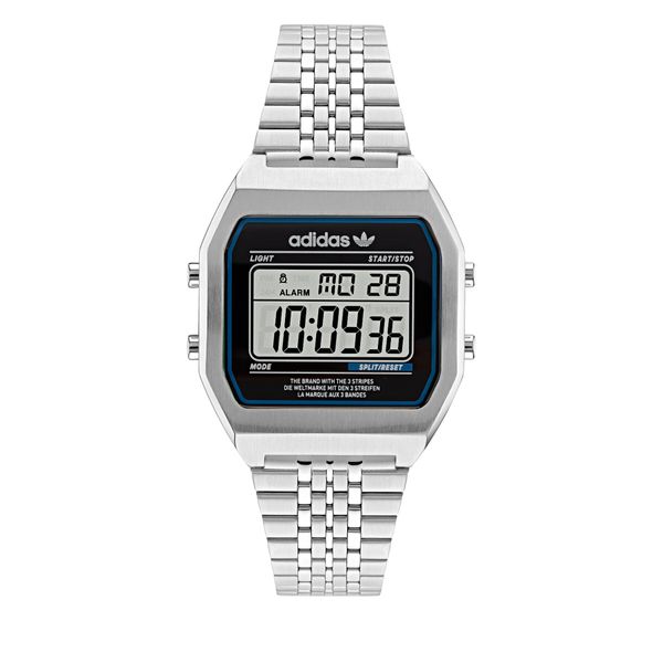 adidas Originals Часовник adidas Originals Street Digital Two AOST22072 Silver