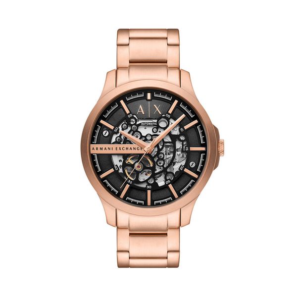 Armani Exchange Часовник Armani Exchange Hampton Automatic AX2456 Златист