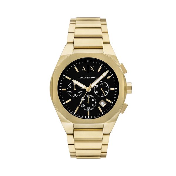 Armani Exchange Часовник Armani Exchange Rafael AX4180 Златист
