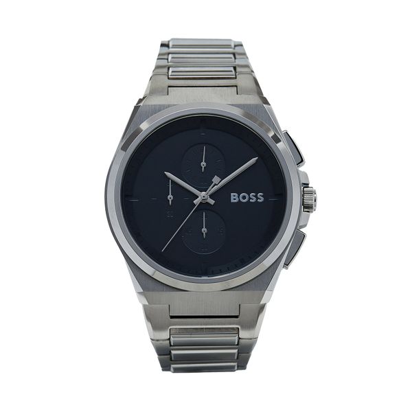 Boss Часовник Boss Steer 1514048 Сребрист