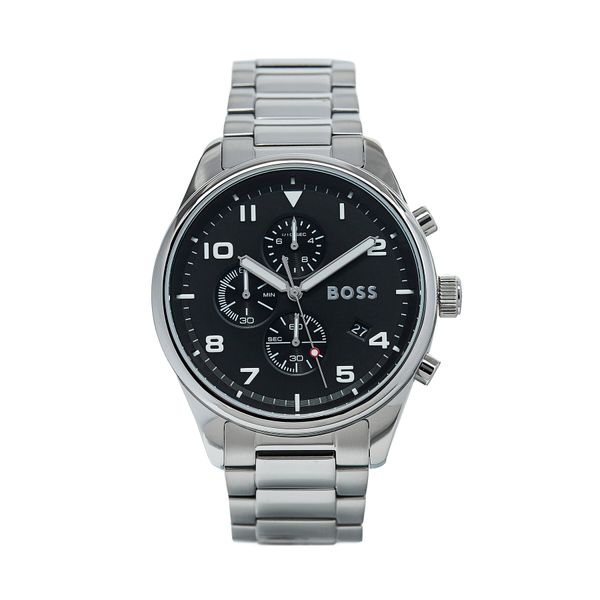 Boss Часовник Boss View 1514008 Сребрист