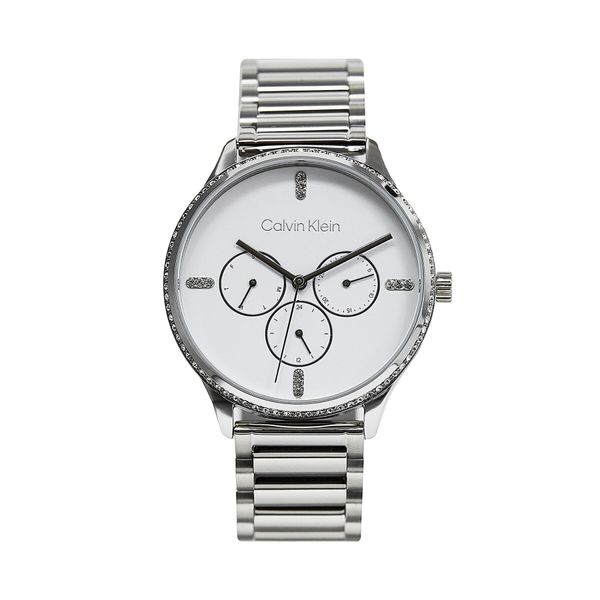 Calvin Klein Часовник Calvin Klein Dress 25200373 Silver/White