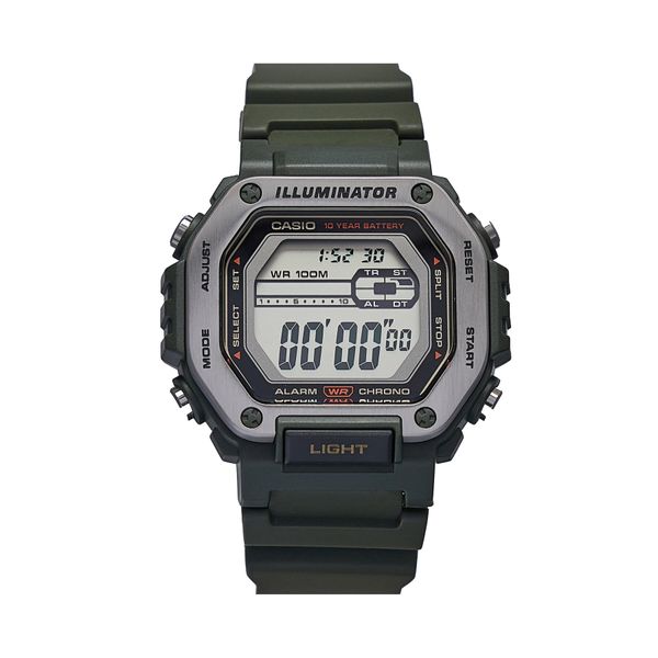 Casio Часовник Casio Digital MWD-110H-3AVEF Green