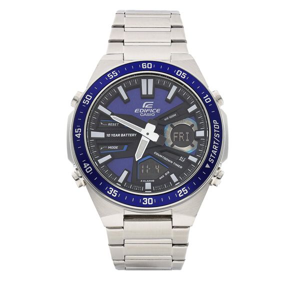 Casio Часовник Casio Edifice EFV-C110D-2AVEF Silver/Blue