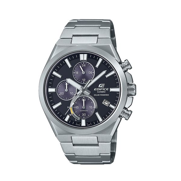 Casio Часовник Casio Edifice Solar Powered Chronograph EFS-S630D-1AVUEF Silver