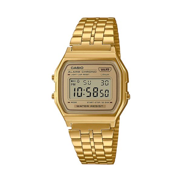 Casio Часовник Casio Vintage A158WETG-9AEF Gold/Gold