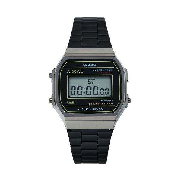 Casio Часовник Casio Vintage A168WEHB-1AEF Черен