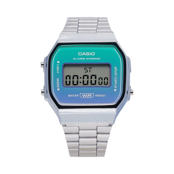 Casio Часовник Casio Vintage A168WER-2AEF Silver/Silver